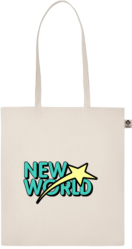 New World Design - Basic organic cotton shopping bag_BEIGE_front