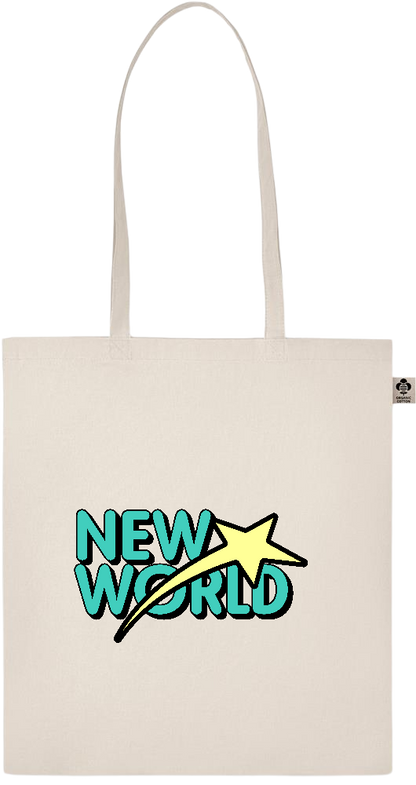 New World Design - Basic organic cotton shopping bag_BEIGE_front