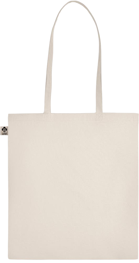 New World Design - Basic organic cotton shopping bag_BEIGE_back