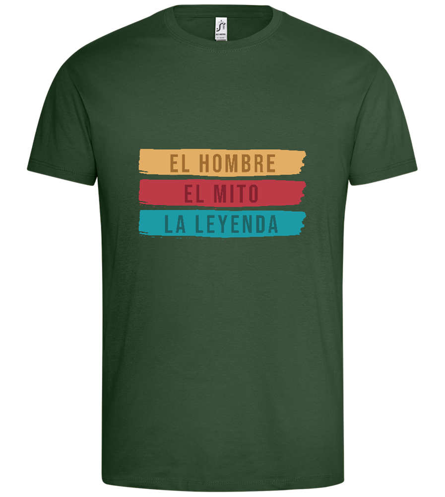 The Man The Myth The Legend Design - Premium men's t-shirt_GREEN BOTTLE_front