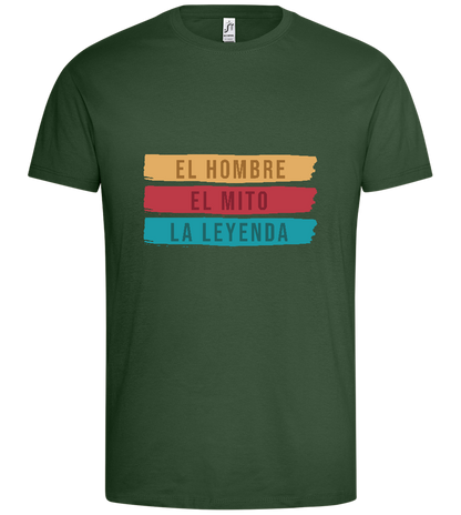 The Man The Myth The Legend Design - Premium men's t-shirt_GREEN BOTTLE_front