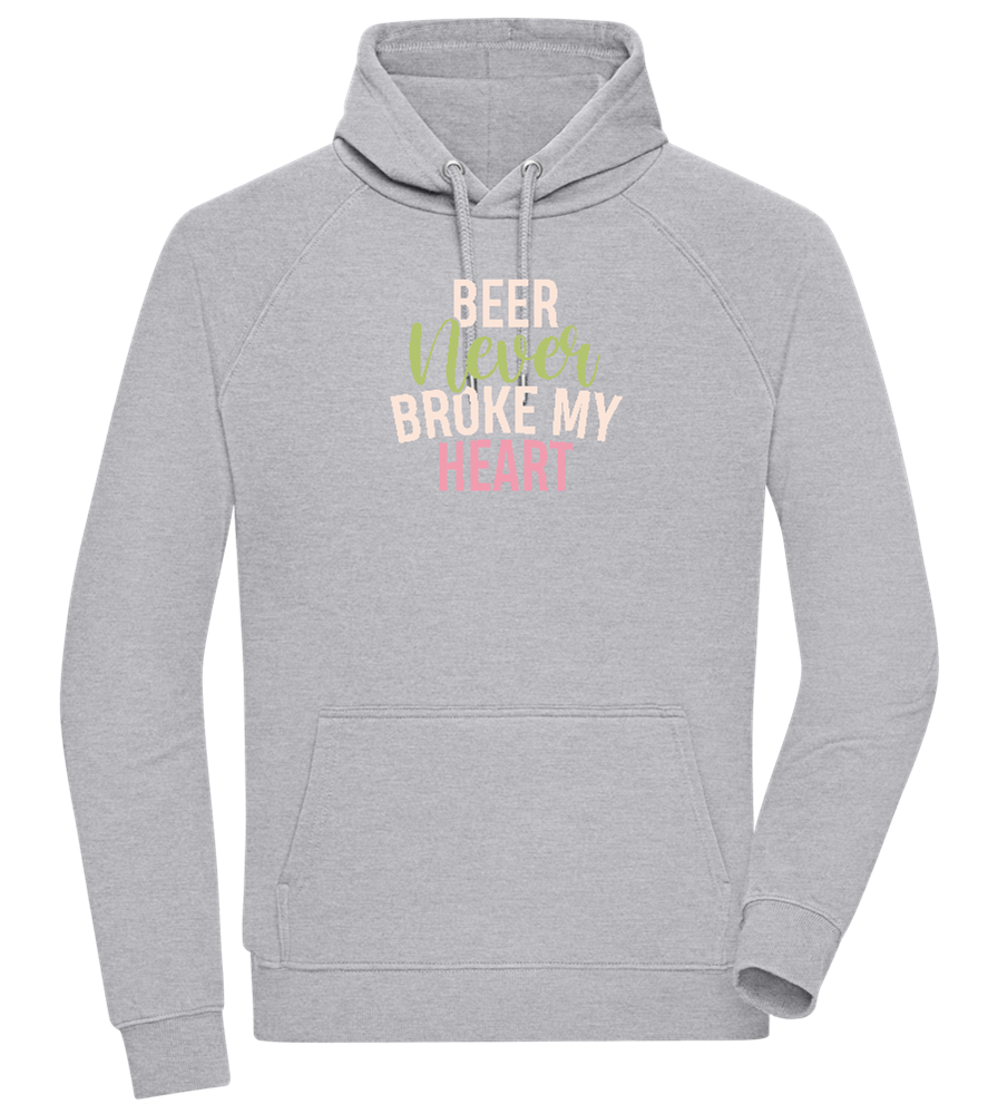 Never Broke My Heart Design - Comfort unisex hoodie_ORION GREY II_front