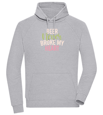 Never Broke My Heart Design - Comfort unisex hoodie_ORION GREY II_front