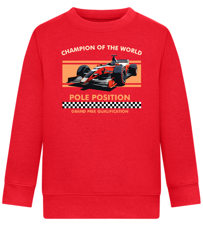 Champion of the World Design - Comfort Kids Sweater_BRIGHT RED_front