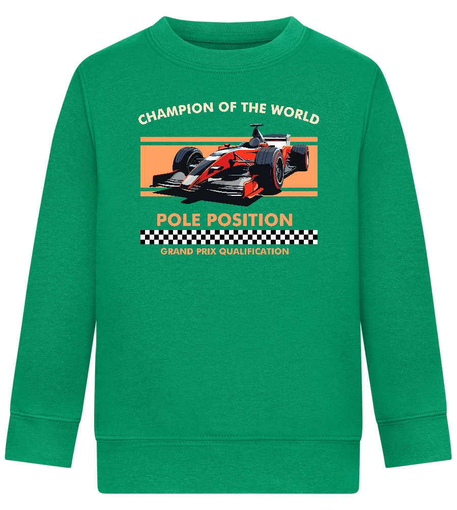 Champion of the World Design - Comfort Kids Sweater_MEADOW GREEN_front