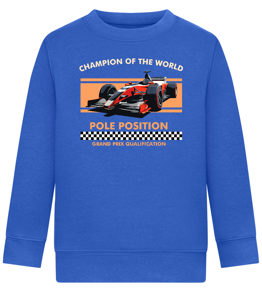 Champion of the World Design - Comfort Kids Sweater_ROYAL_front