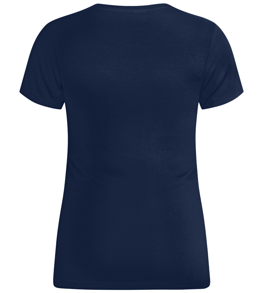 The Bossy Sister Design - Comfort women's t-shirt_MARINE_back