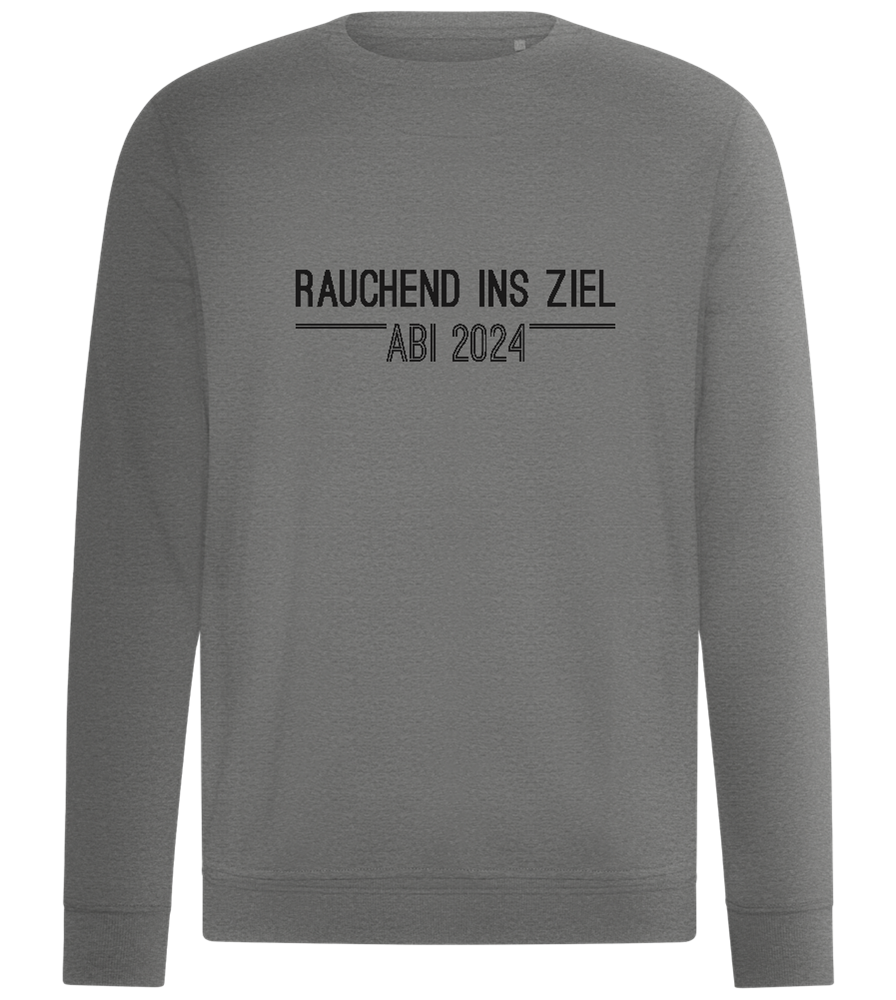 Rauchend Ins Ziel Design - Comfort unisex sweater_ORION GREY II_front