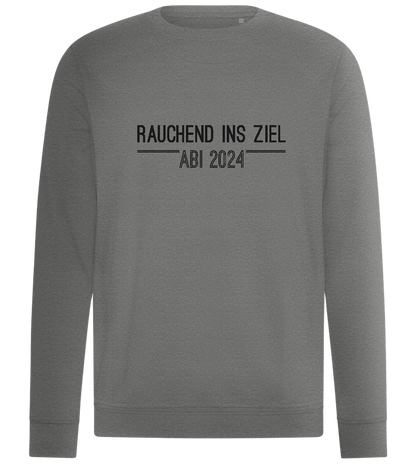 Rauchend Ins Ziel Design - Comfort unisex sweater_ORION GREY II_front