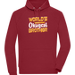 World's Okayest Brother Design - Comfort unisex hoodie_BORDEAUX_front