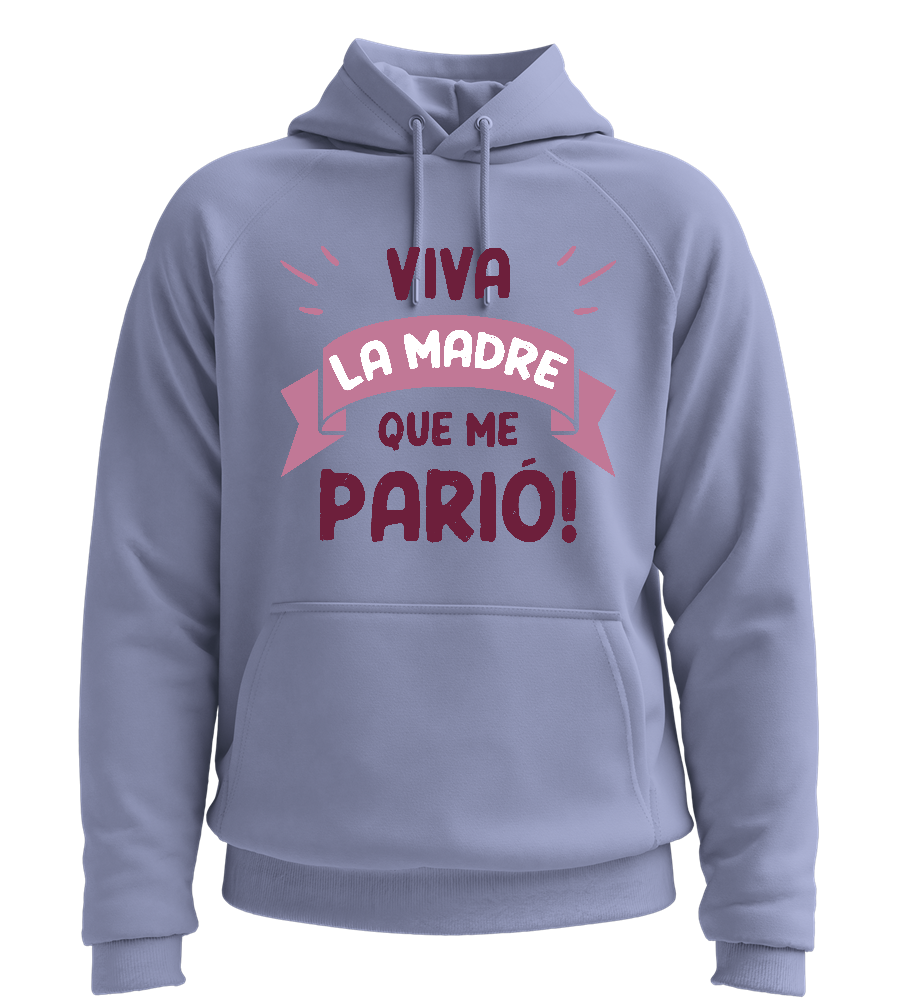 Viva la Madre Design - Comfort unisex hoodie_BLUE_front