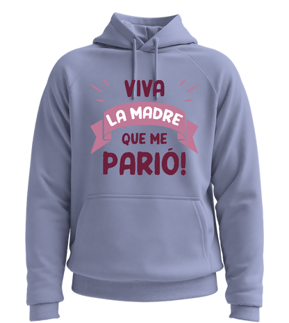 Viva la Madre Design - Comfort unisex hoodie_BLUE_front