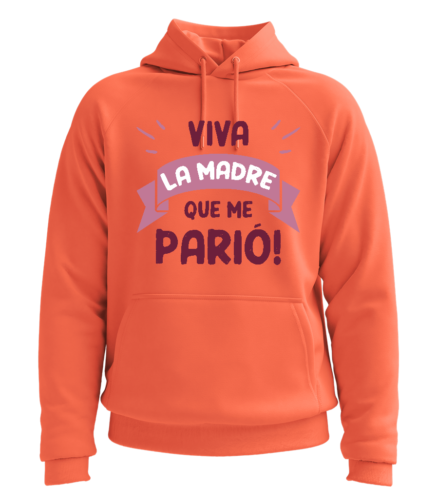 Viva la Madre Design - Comfort unisex hoodie_BURNT ORANGE_front