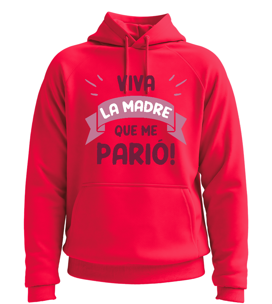 Viva la Madre Design - Comfort unisex hoodie_RED_front