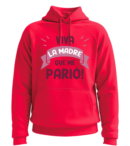 Viva la Madre Design - Comfort unisex hoodie_RED_front