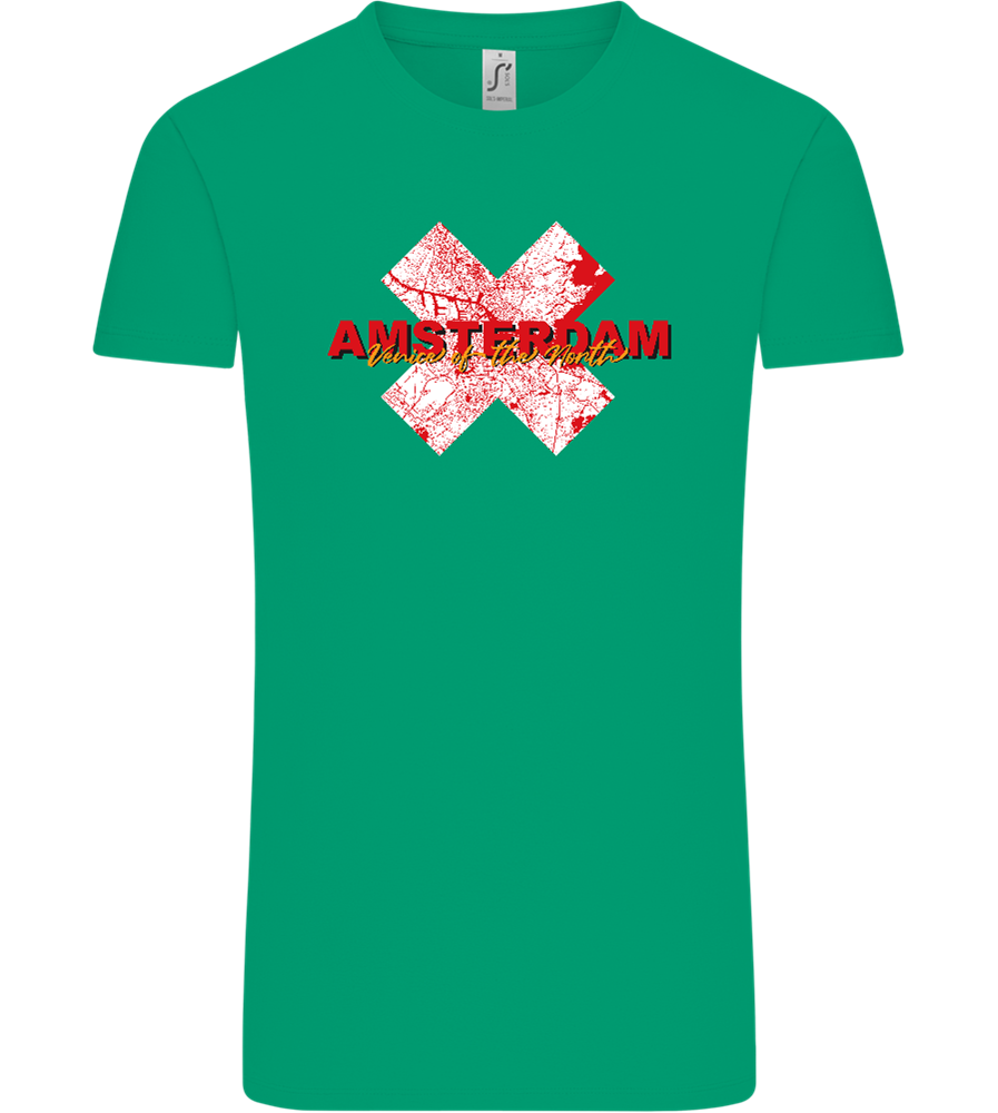 Venice of the North Design - Comfort Unisex T-Shirt_SPRING GREEN_front