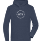 WTF With The Family Design - Premium unisex hoodie_DENIM CHINA_front