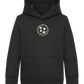 Keep Growing Design - Comfort Kids Hoodie_BLACK_front