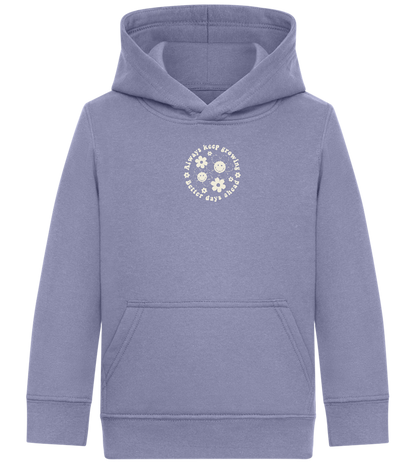 Keep Growing Design - Comfort Kids Hoodie_BLUE_front