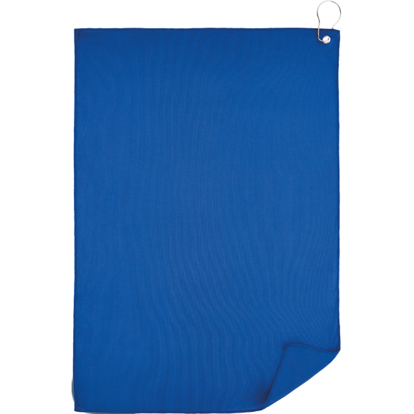 Golf Towel with Clip_BLUE_front