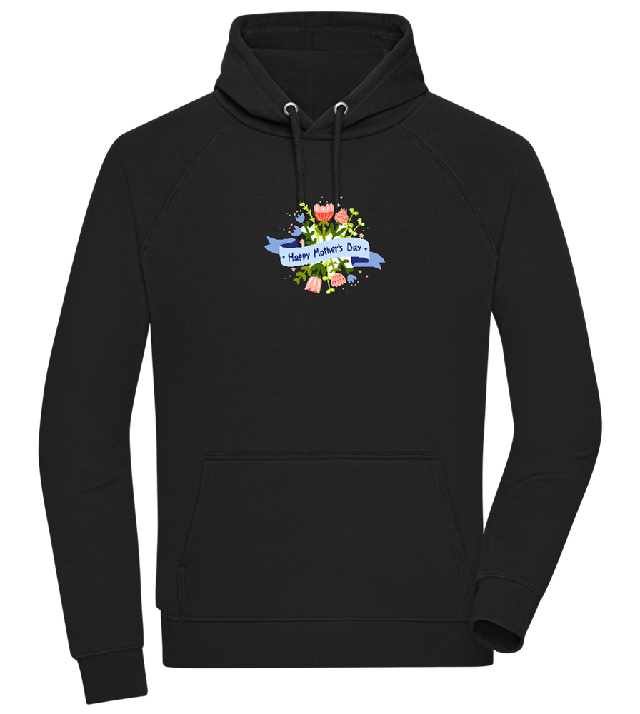 Mother's Day Flowers Design - Comfort unisex hoodie_BLACK_front