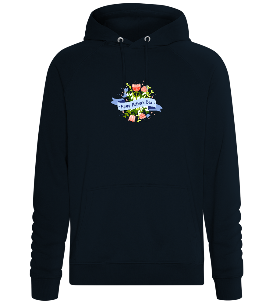 Mother's Day Flowers Design - Comfort unisex hoodie_BLACK_front