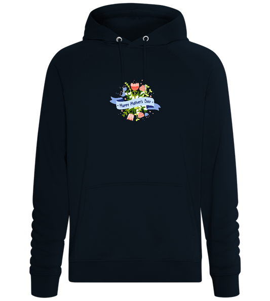 Mother's Day Flowers Design - Comfort unisex hoodie_BLACK_front