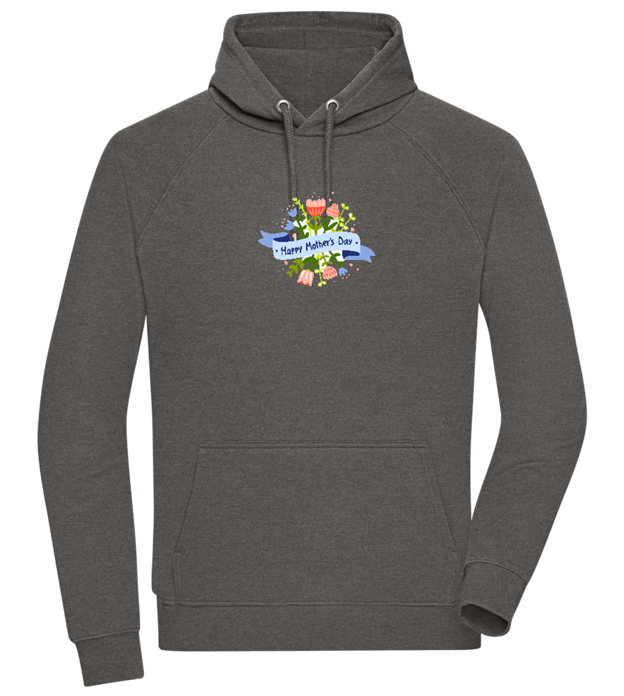 Mother's Day Flowers Design - Comfort unisex hoodie_CHARCOAL CHIN_front