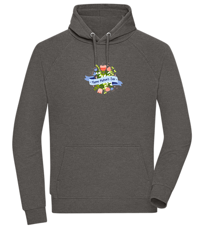 Mother's Day Flowers Design - Comfort unisex hoodie_CHARCOAL CHIN_front