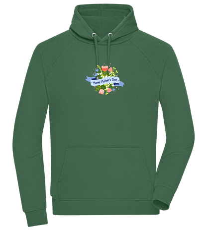 Mother's Day Flowers Design - Comfort unisex hoodie_GREEN BOTTLE_front