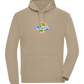 Mother's Day Flowers Design - Comfort unisex hoodie_KHAKI_front