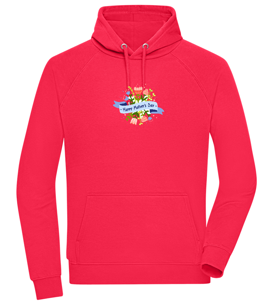 Mother's Day Flowers Design - Comfort unisex hoodie_RED_front