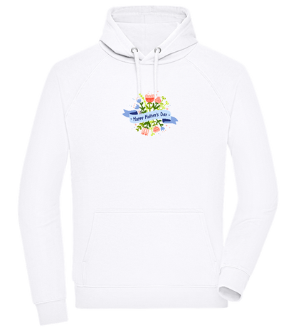 Mother's Day Flowers Design - Comfort unisex hoodie_WHITE_front