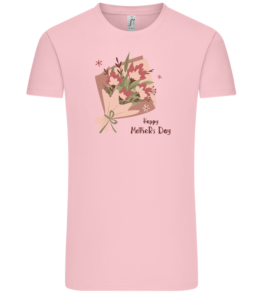 Happy Mother's Day Flower Bouquet Design - Comfort Unisex T-Shirt_CANDY PINK_front