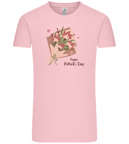 Happy Mother's Day Flower Bouquet Design - Comfort Unisex T-Shirt_CANDY PINK_front