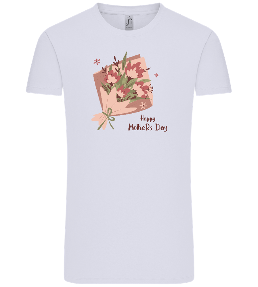 Happy Mother's Day Flower Bouquet Design - Comfort Unisex T-Shirt_LILAK_front