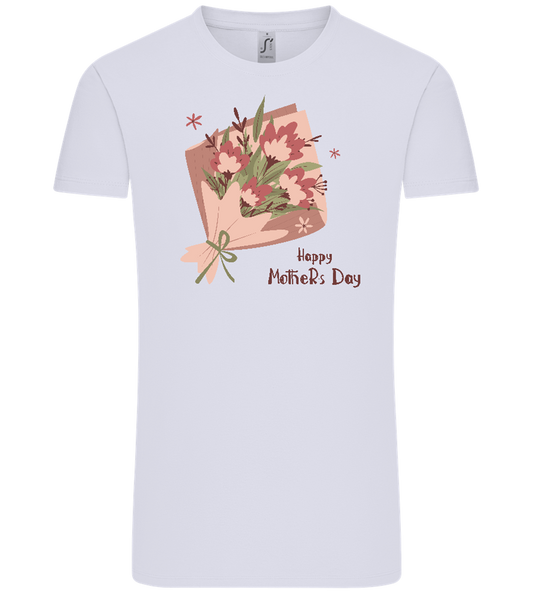 Happy Mother's Day Flower Bouquet Design - Comfort Unisex T-Shirt_LILAK_front