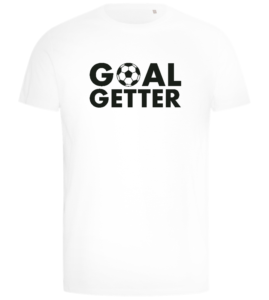 Goal Getter Design - Comfort men's t-shirt_WHITE_front