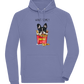 French Fries Design - Comfort unisex hoodie_BLUE_front