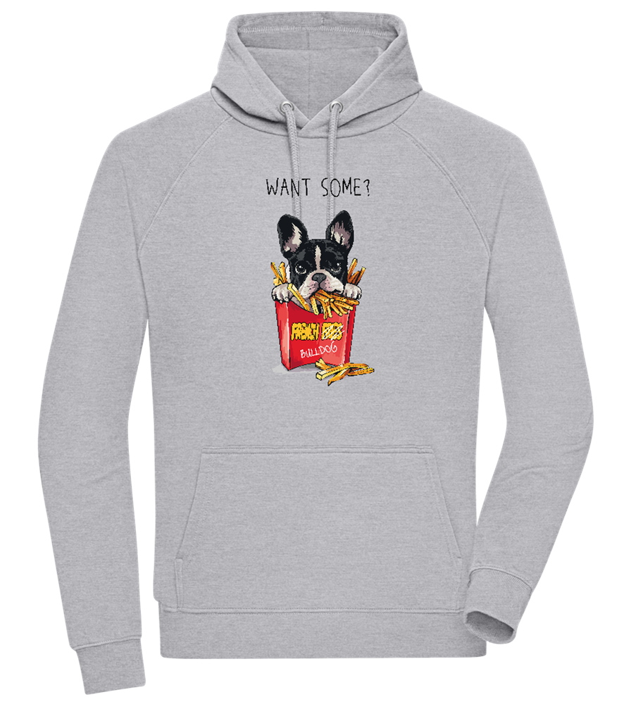 French Fries Design - Comfort unisex hoodie_ORION GREY II_front