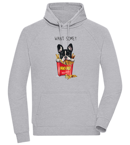 French Fries Design - Comfort unisex hoodie_ORION GREY II_front