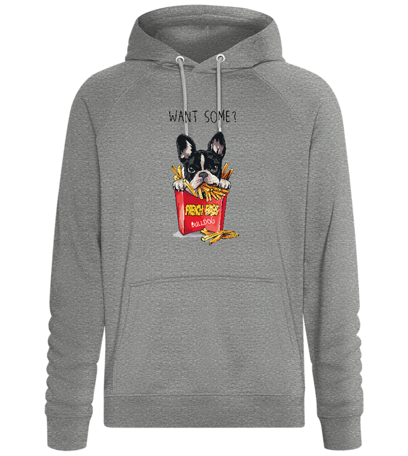 French Fries Design - Comfort unisex hoodie_ORION GREY II_front