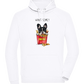 French Fries Design - Comfort unisex hoodie_WHITE_front