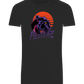Retro Panther Design - Basic Unisex T-Shirt_DEEP BLACK_front