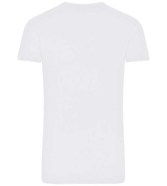 Retro Panther Design - Basic Unisex T-Shirt_WHITE_back