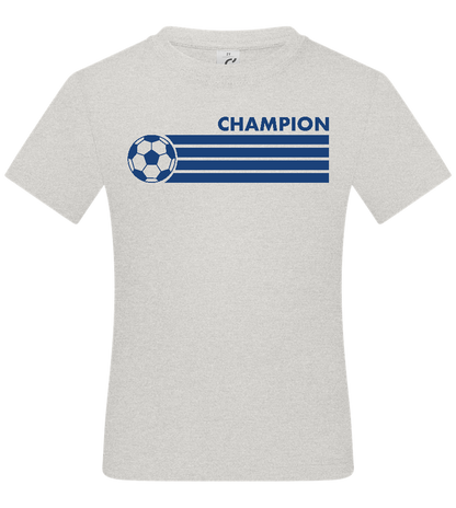 Soccer Champion Design - Basic kids t-shirt_VIBRANT WHITE_front