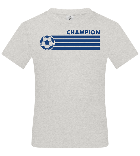 Soccer Champion Design - Basic kids t-shirt_VIBRANT WHITE_front