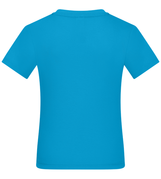 Soccer Champion Design - Basic kids t-shirt_TURQUOISE_back