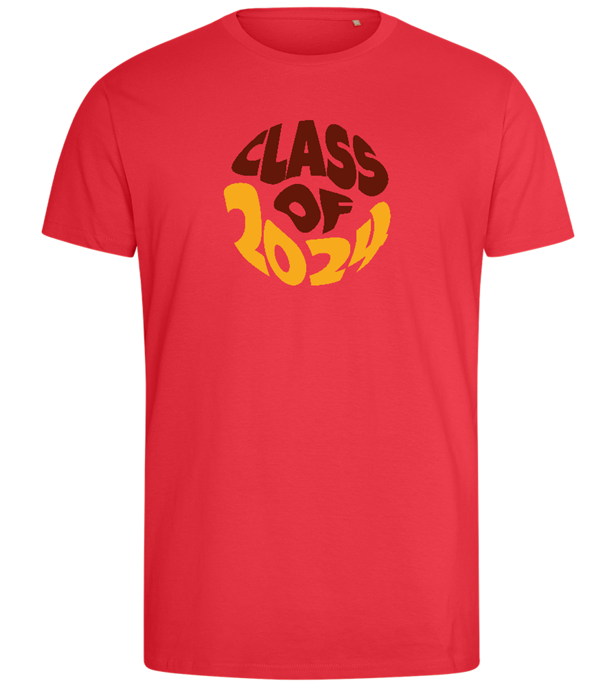 Class of 2024 Design - Comfort men's fitted t-shirt_BRIGHT RED_front