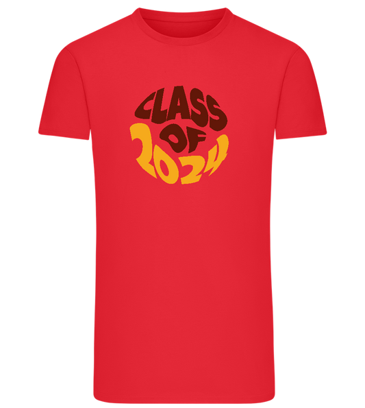 Class of 2024 Design - Comfort men's fitted t-shirt_BRIGHT RED_front
